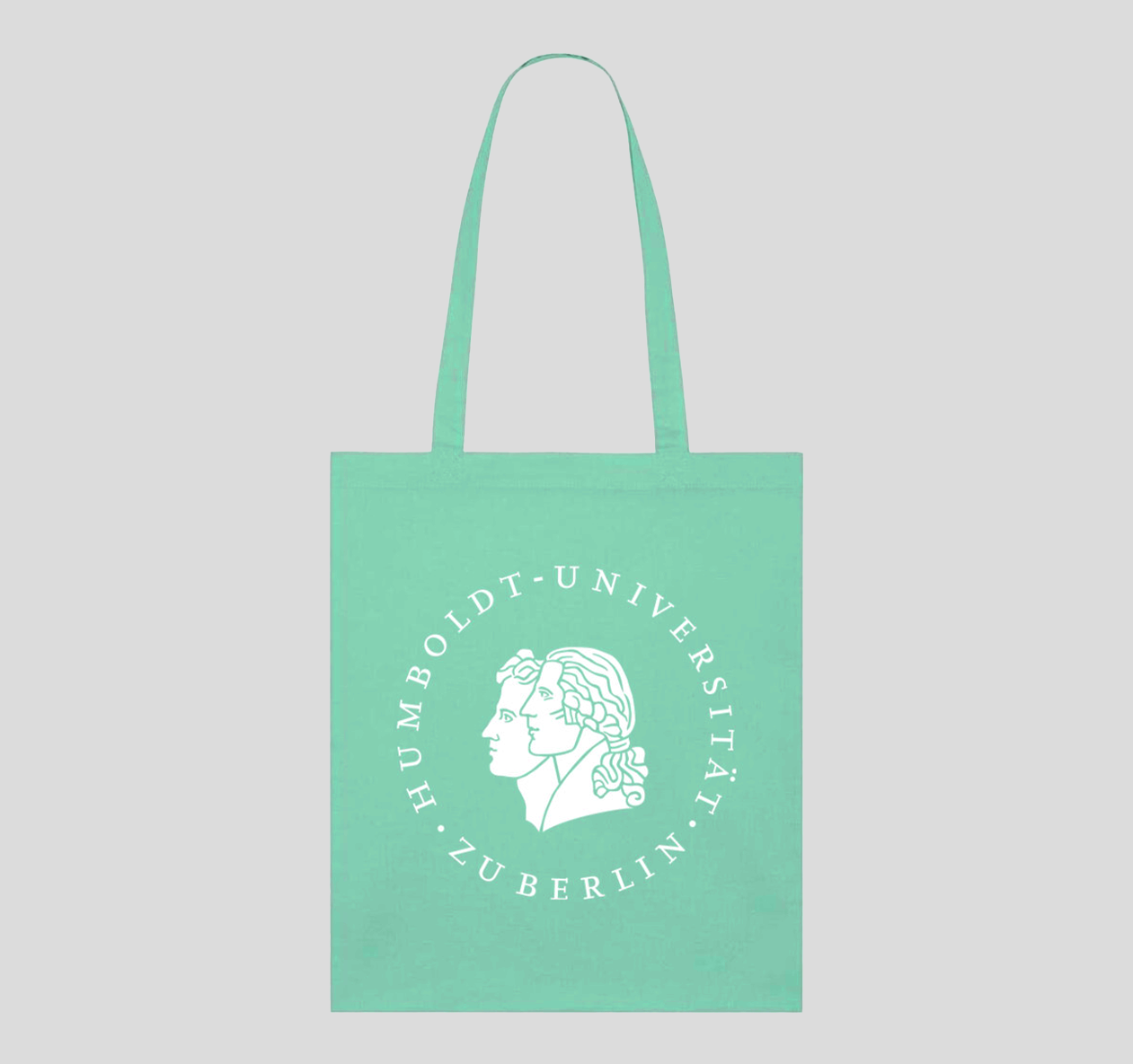 Baumwolltasche Siegel bunt - Farben: Mint