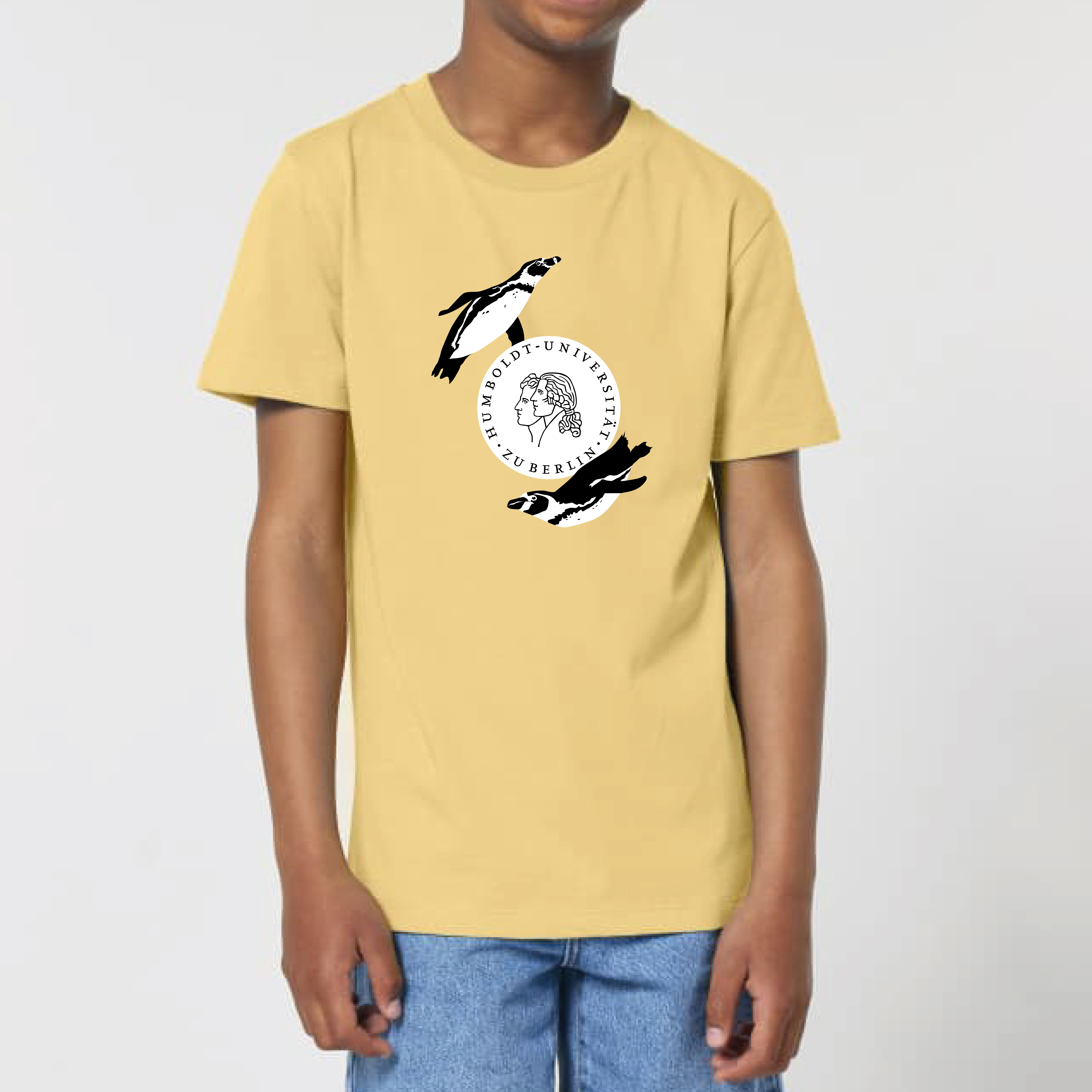 Kids T-Shirts Pinguine Viva Yellow