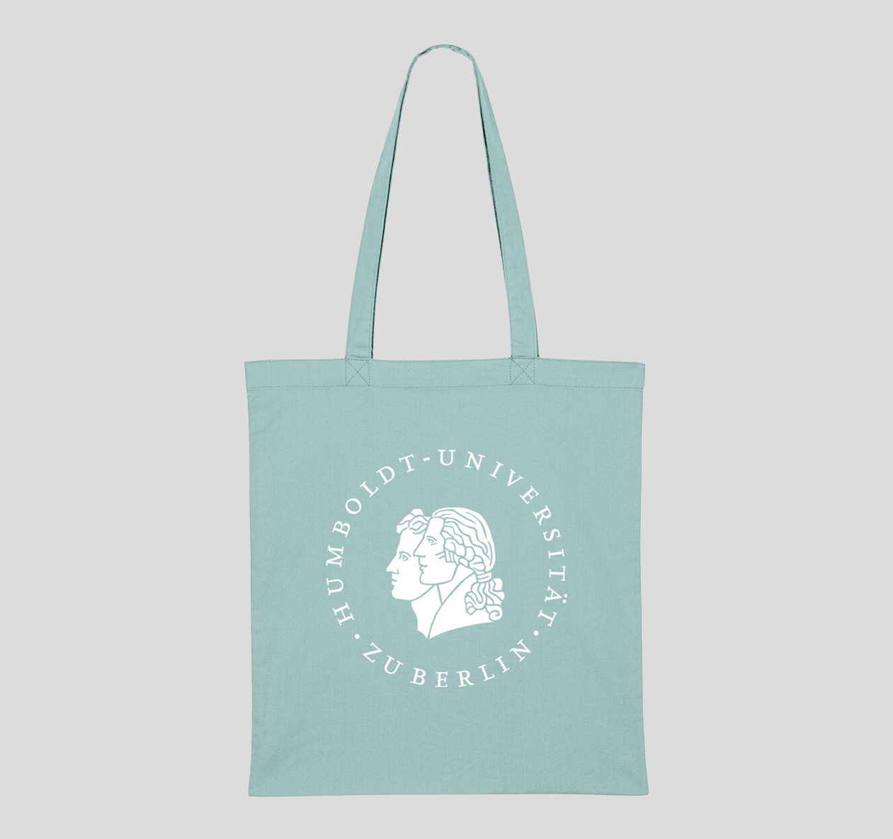 Baumwolltasche Siegel bunt - Farben: Mint